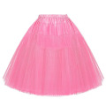 GK Women&#39;s 3 Camadas Crinoline Petticoat Underskirt para Retro Vintage Dress BP000057